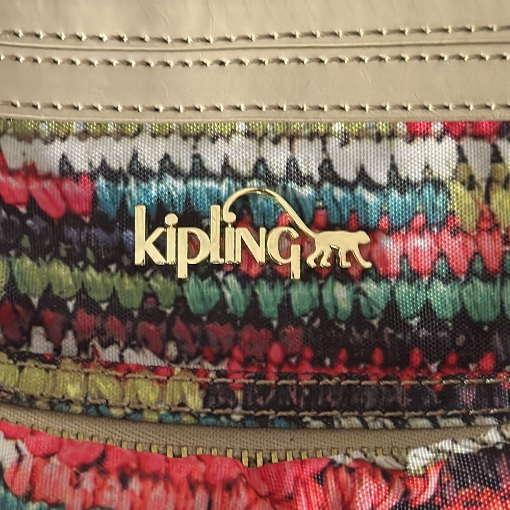 Kipling Colorful Basket Weave Crossbody Bag - Picture 2 of 10